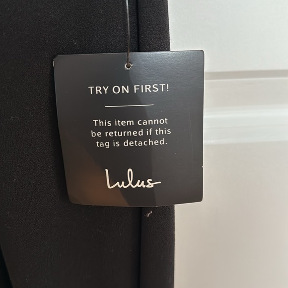 NWT Lulus Black Formal Dress - Picture 6 of 7